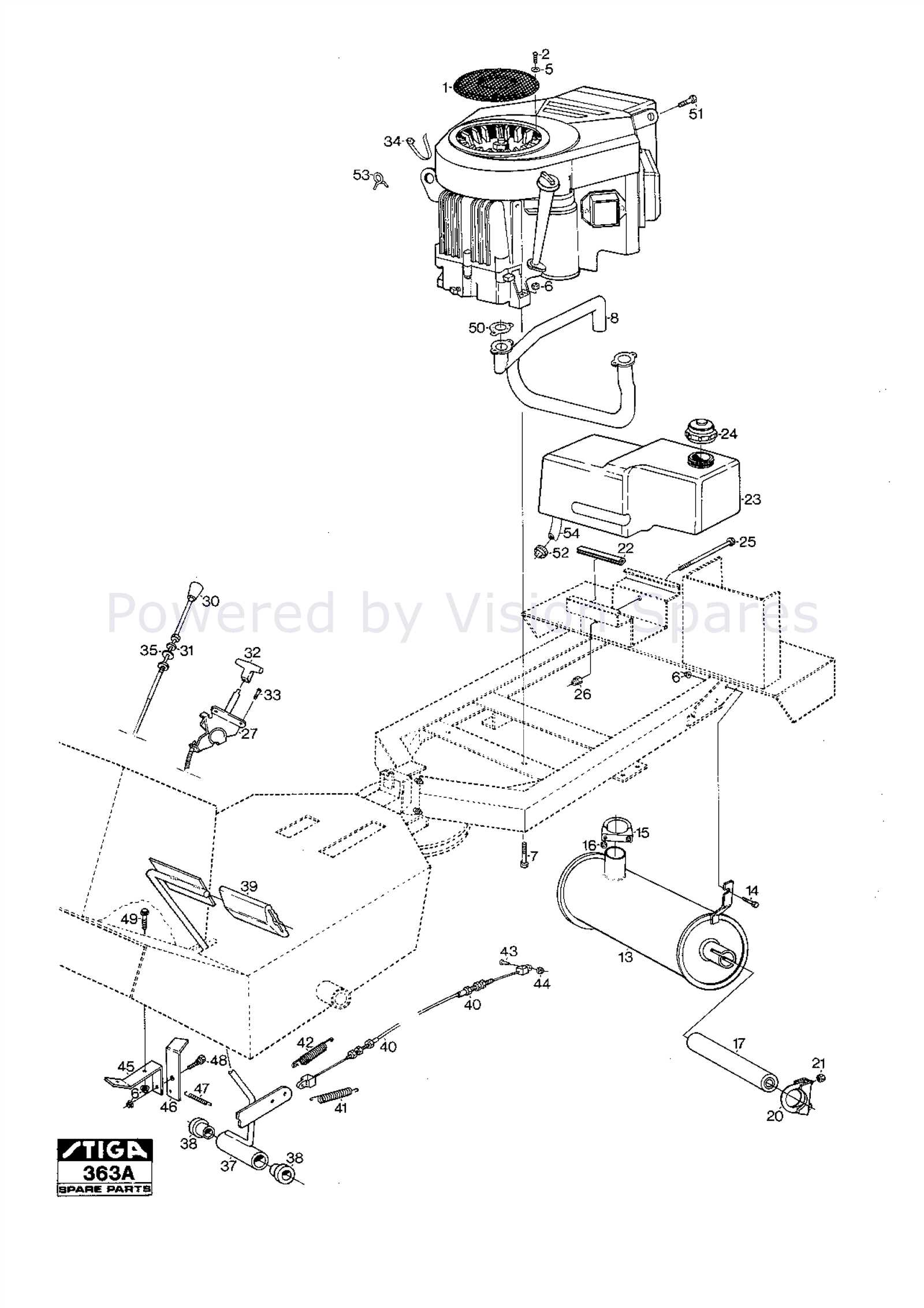 17 hp briggs and stratton engine parts diagram