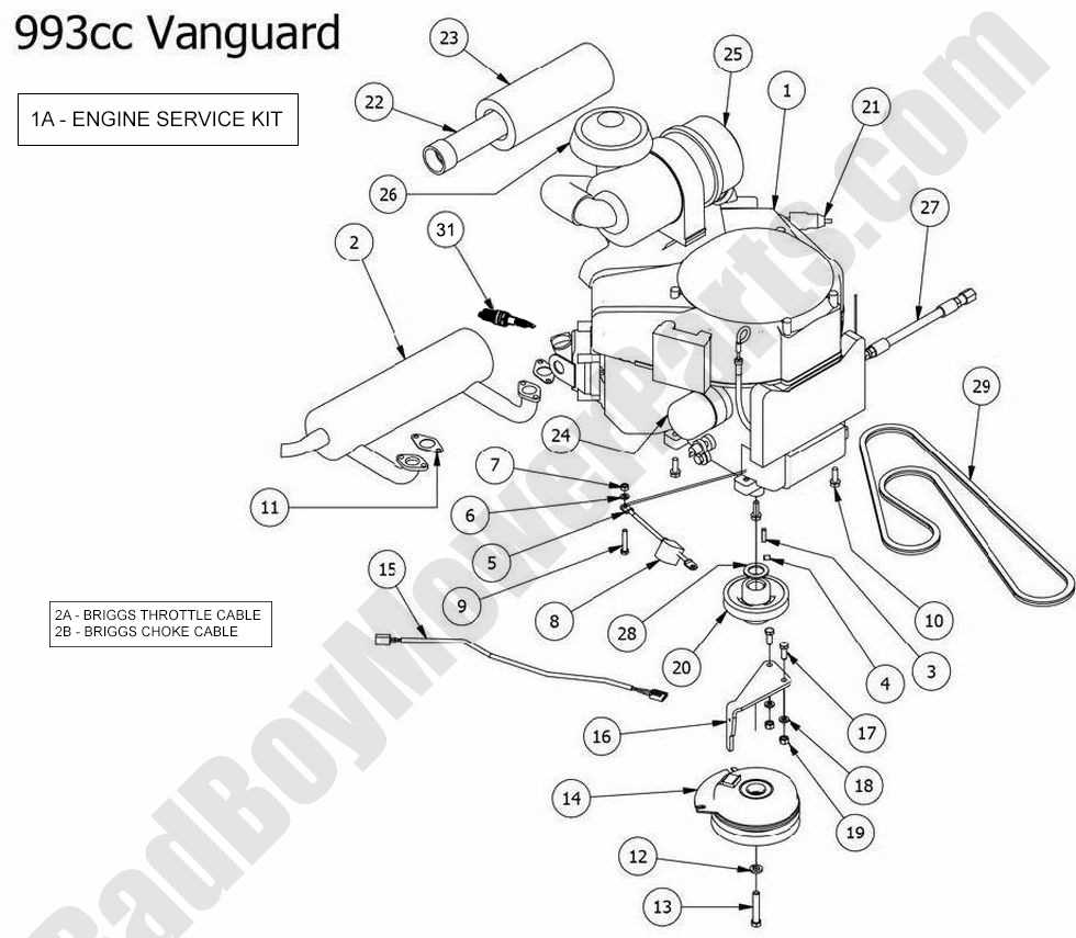 18 hp vanguard engine parts diagram