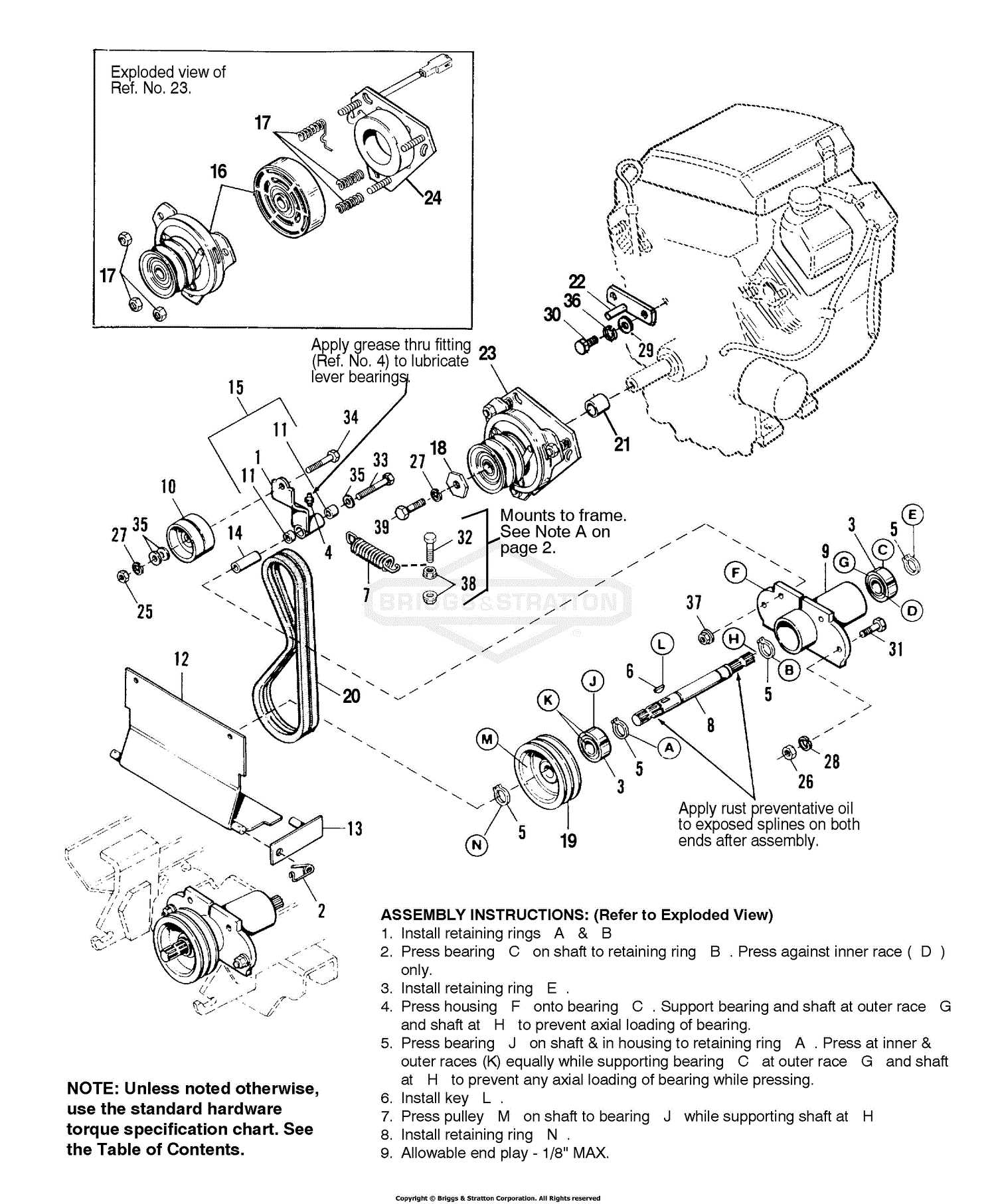 18 hp vanguard engine parts diagram