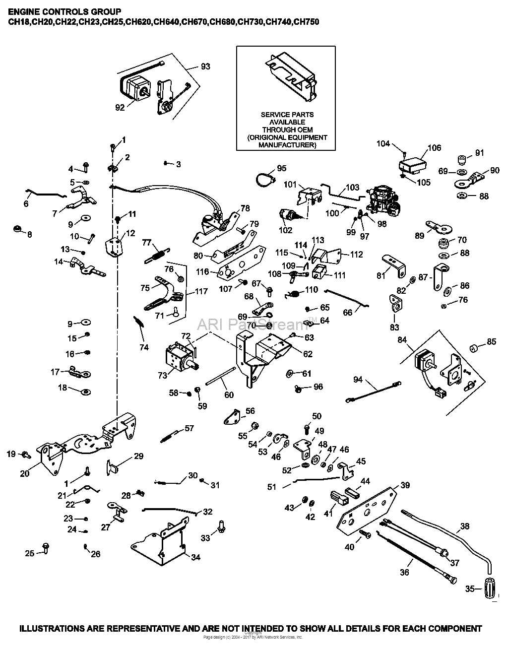 19 hp kohler engine parts diagram