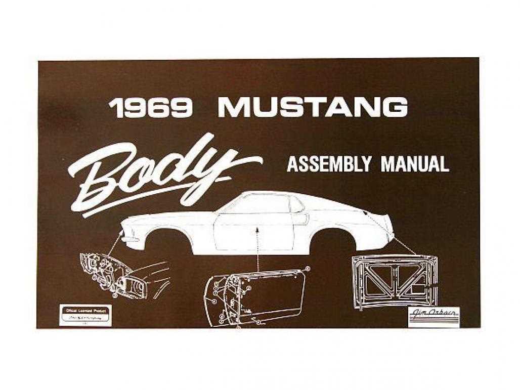 1969 mustang body parts diagram