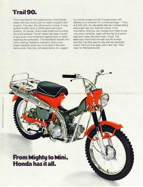 1972 honda ct90 parts diagram