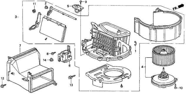 1996 honda civic parts diagram