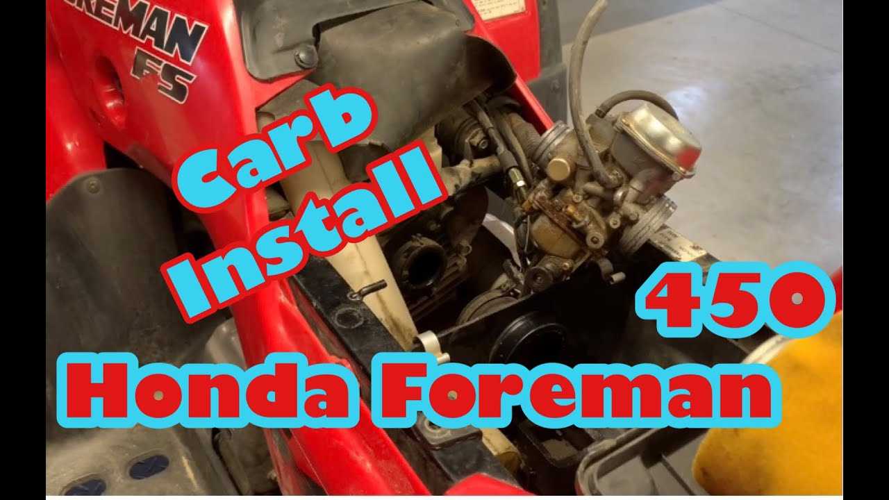 1999 honda foreman 450 parts diagram