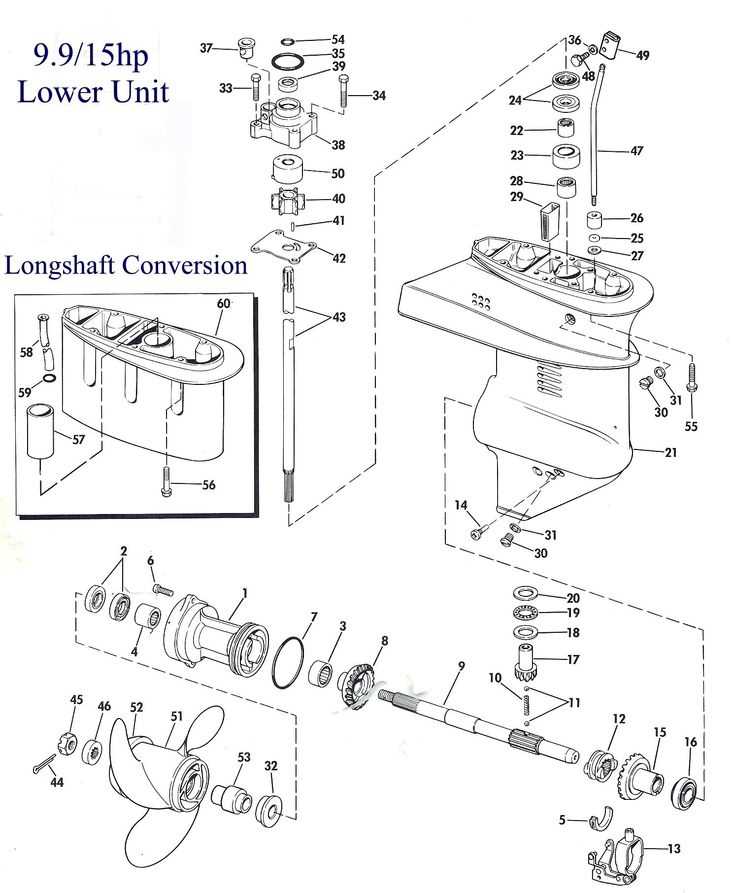 20 hp mercury outboard parts diagram