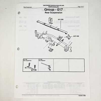 2000 dodge dakota parts diagram