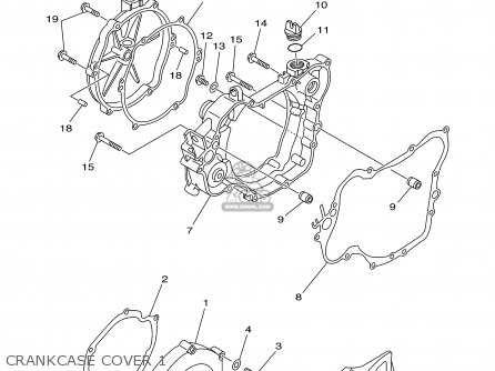 2001 yz125 parts diagram