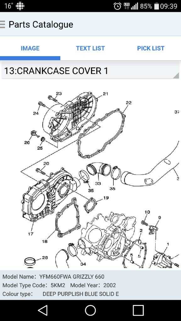 2002 yamaha grizzly 660 parts diagram