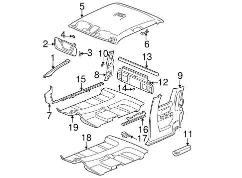 2003 gmc sierra parts diagram