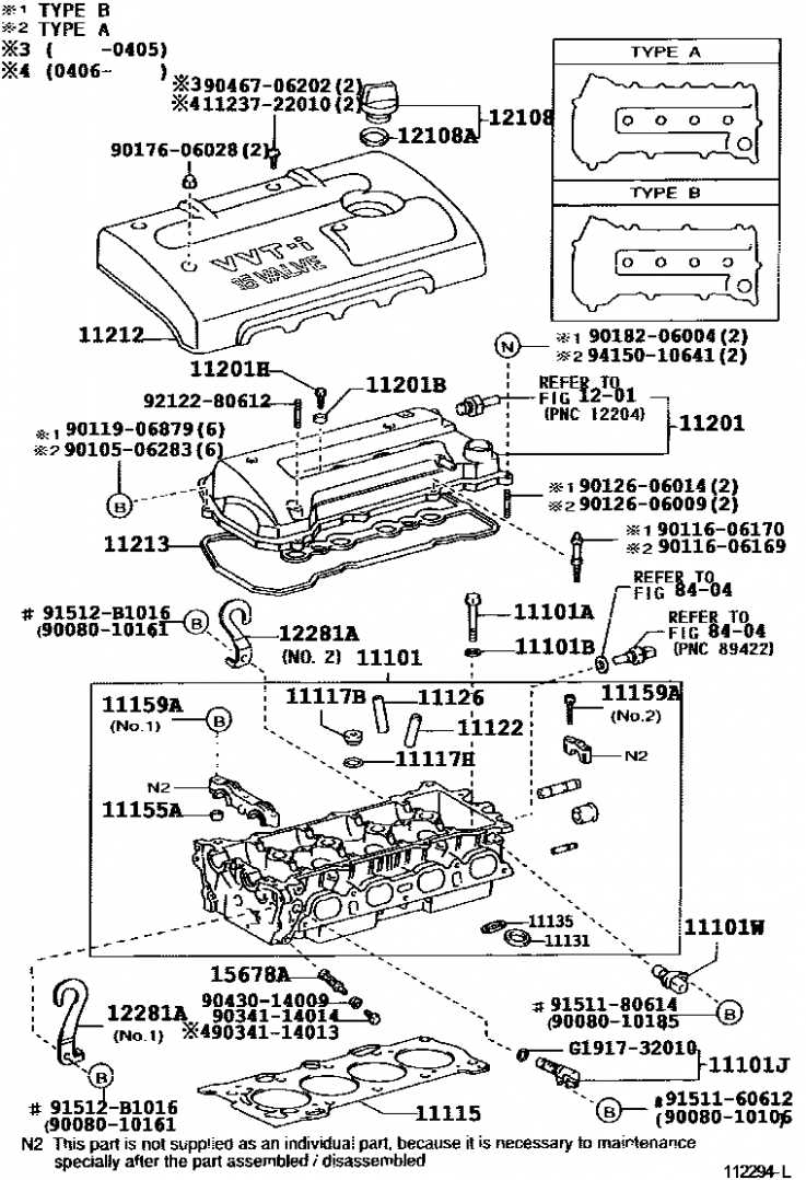 2004 toyota corolla engine parts diagram