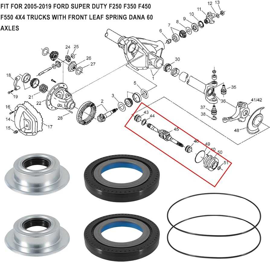 2005 ford f350 front end parts diagram