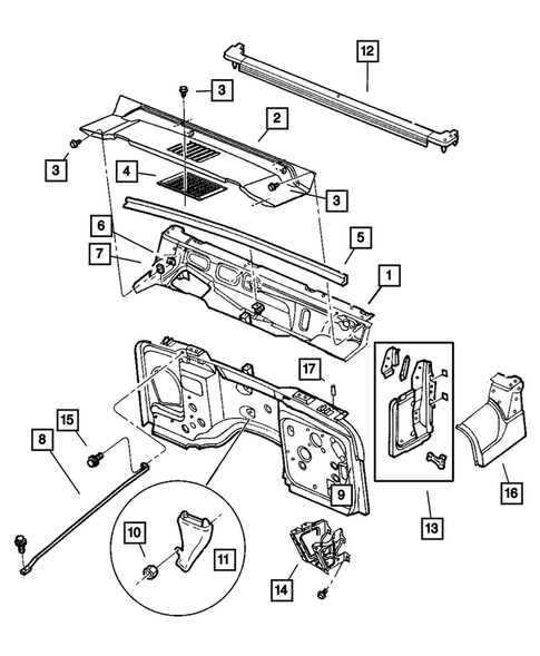2005 jeep wrangler parts diagram