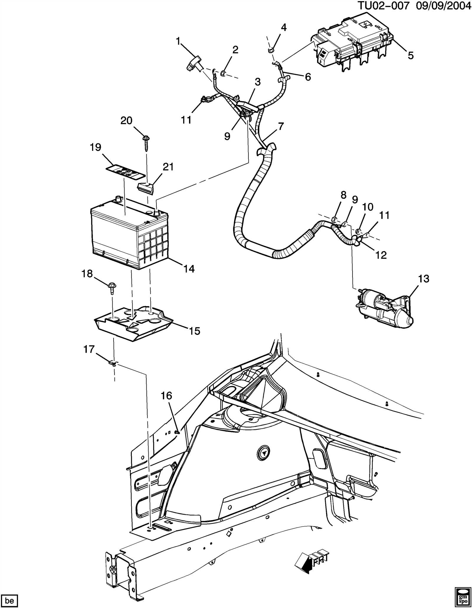 2006 chevy uplander parts diagram