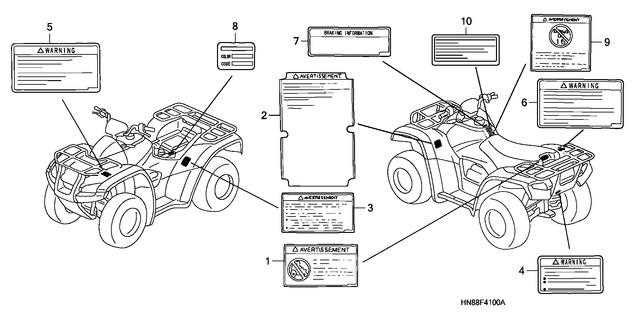 2006 honda rancher 350 parts diagram