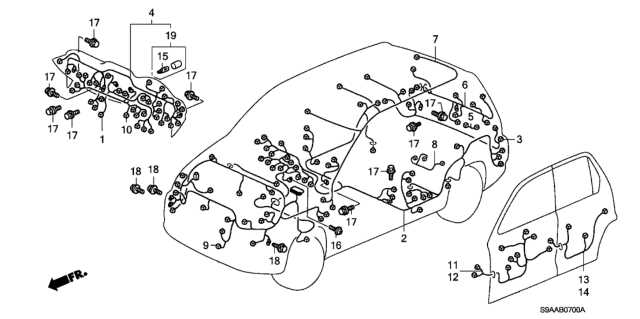 2006 honda crv parts diagram