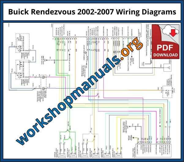 2007 buick rendezvous parts diagram