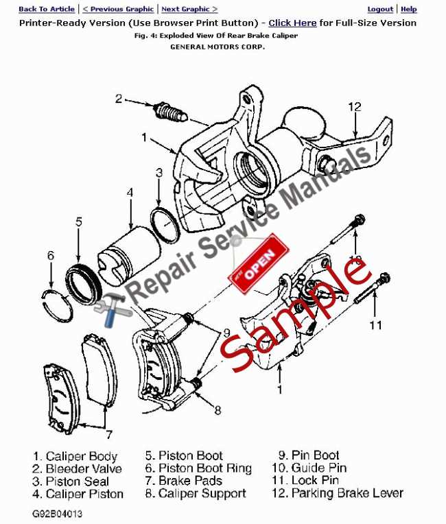 2007 buick rendezvous parts diagram