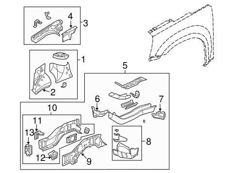 2007 chevy equinox parts diagram