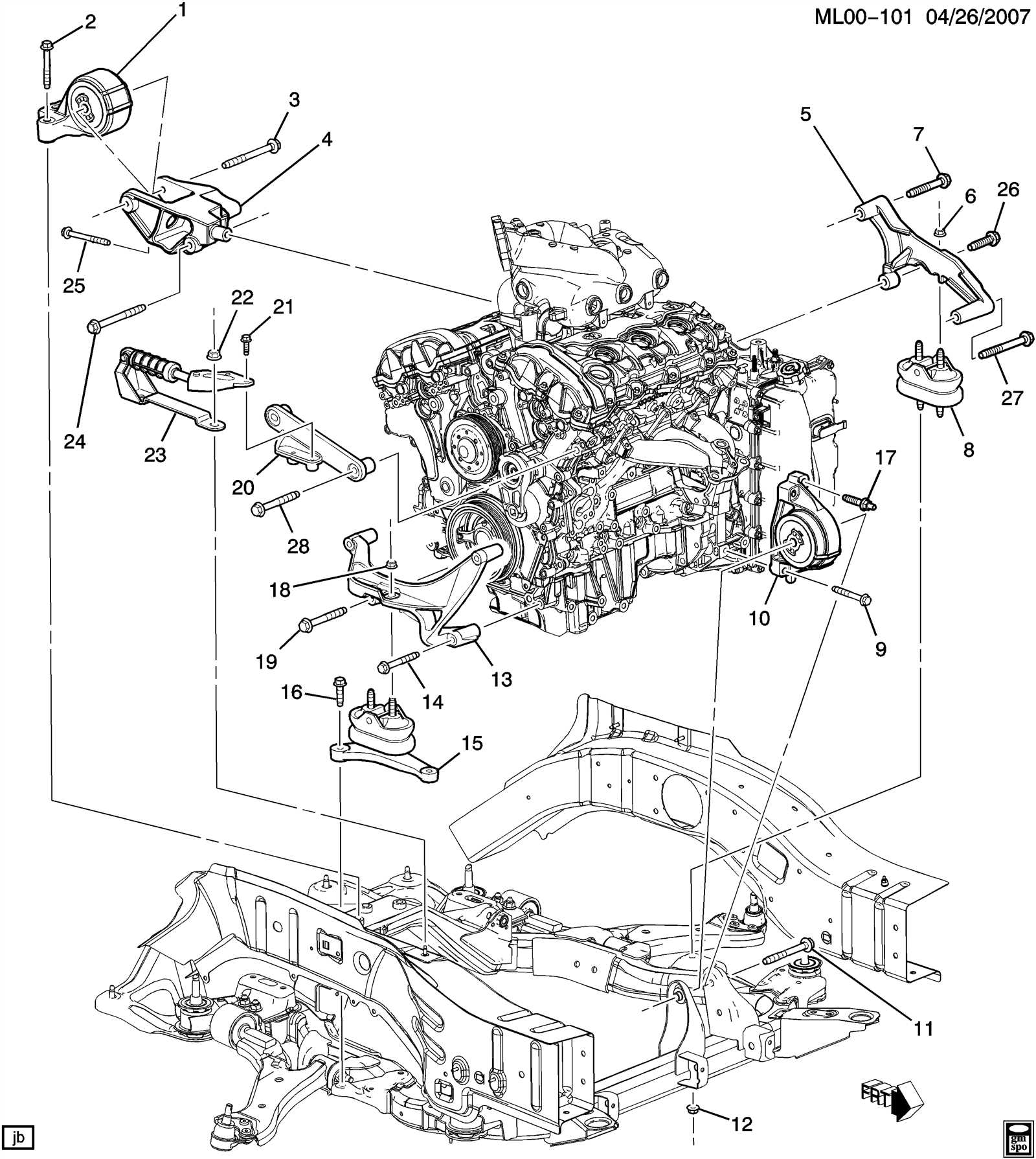 2007 chevy equinox parts diagram