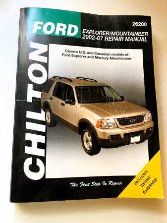 2007 ford explorer parts diagram