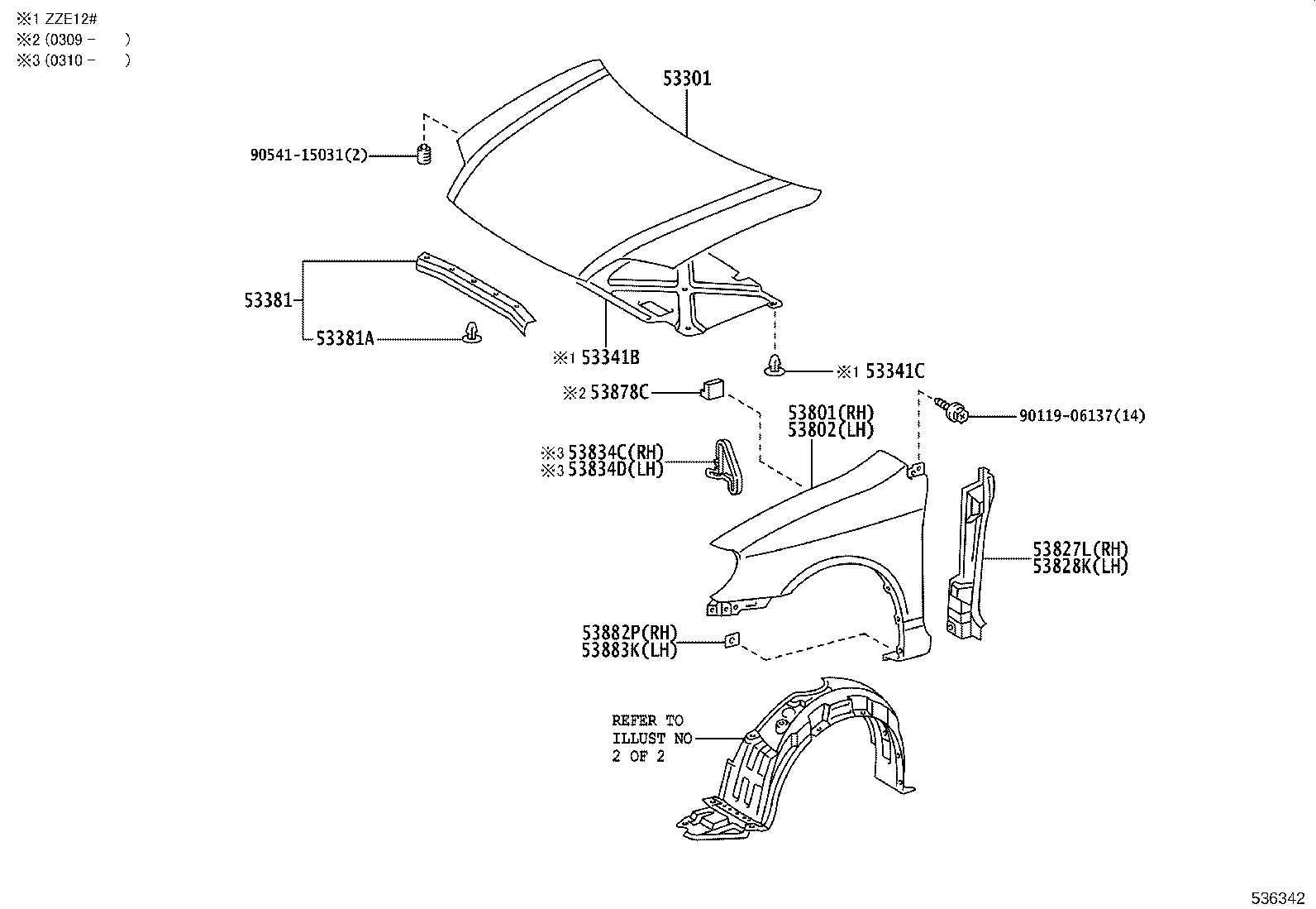 2007 toyota corolla parts diagram