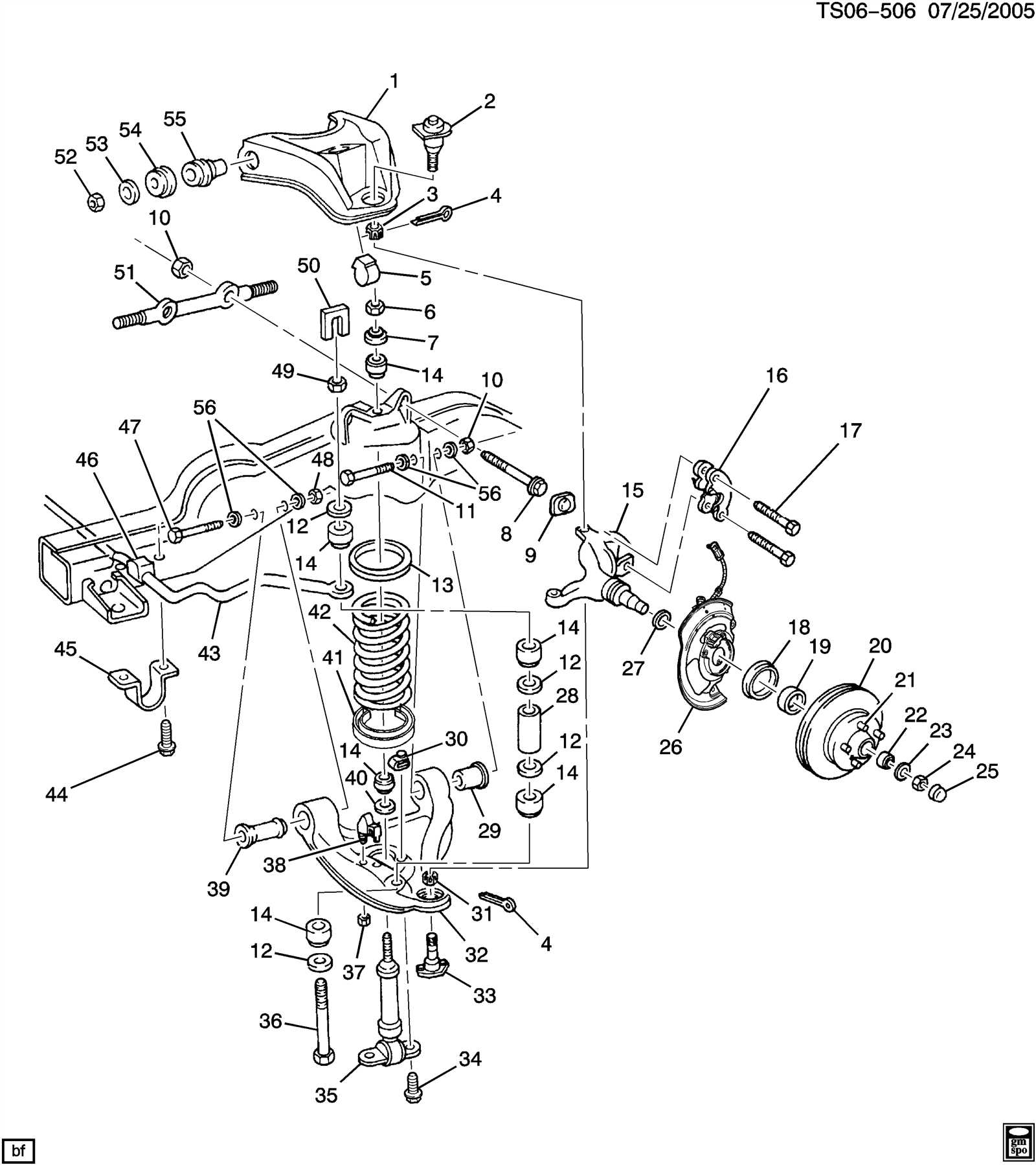 2007 chevy trailblazer parts diagram