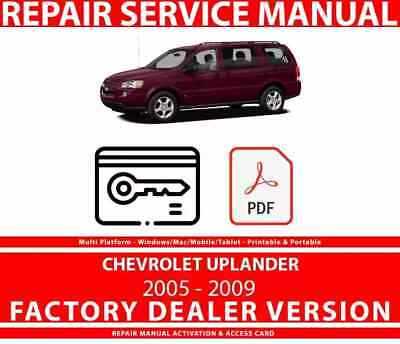 2007 chevy uplander parts diagram