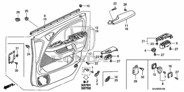 2007 honda odyssey parts diagram