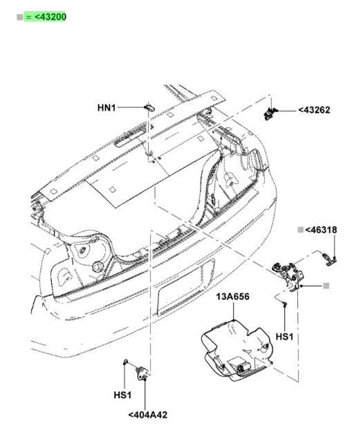 2007 mustang parts diagram