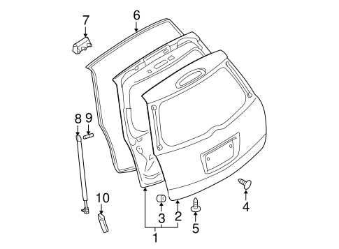 2007 nissan quest parts diagram