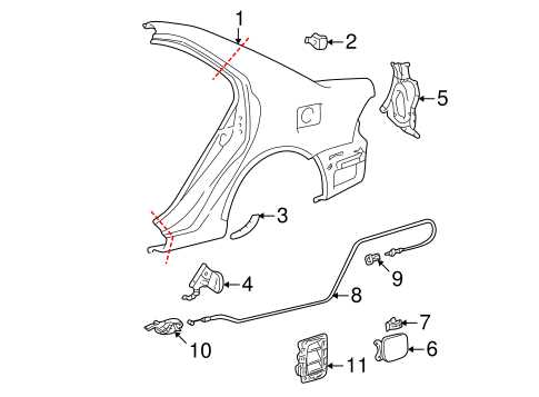 2007 toyota corolla body parts diagram