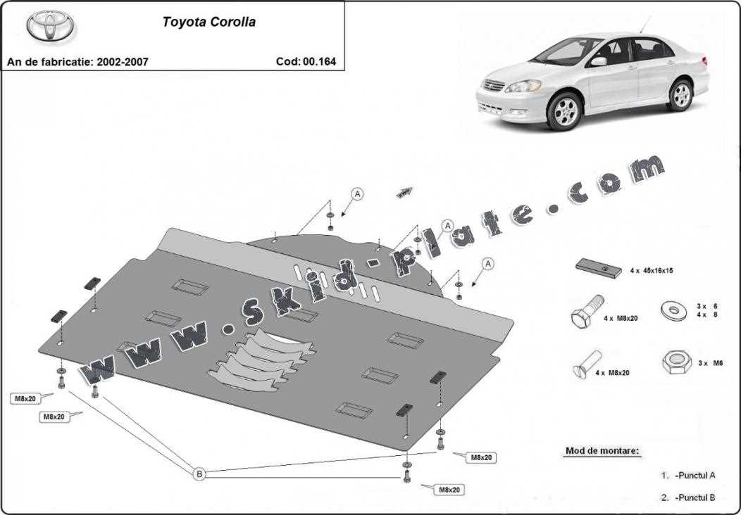 2007 toyota corolla body parts diagram