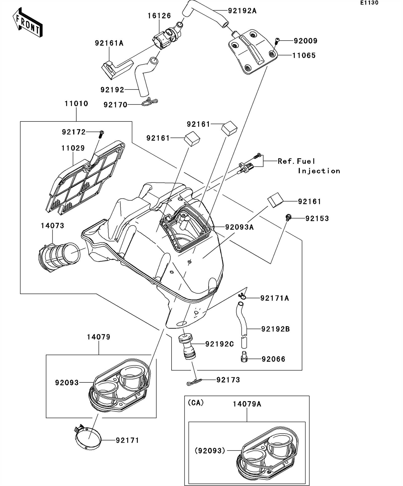 2009 kawasaki ninja 650r parts diagram