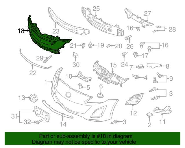 2011 mazda 3 parts diagram