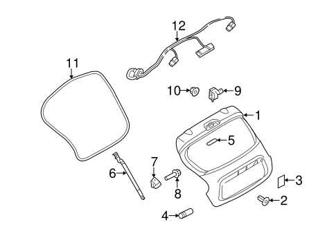 2011 nissan juke parts diagram