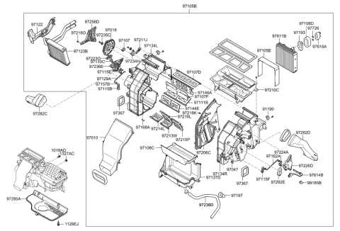 2011 hyundai santa fe parts diagram