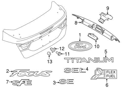 2012 ford focus body parts diagram