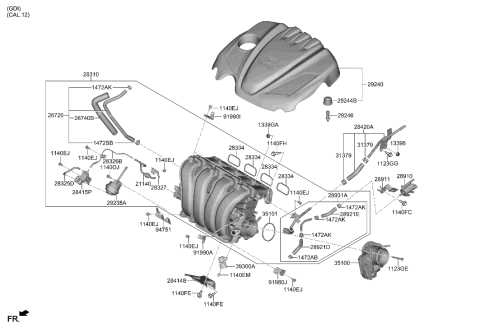 2012 hyundai santa fe parts diagram