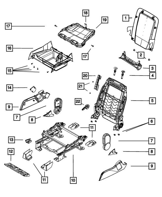 2012 dodge journey parts diagram