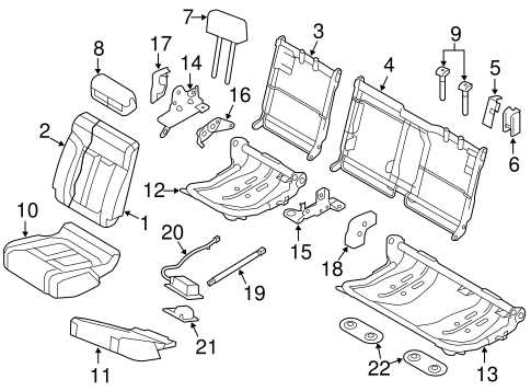 2013 ford f150 seat parts diagram