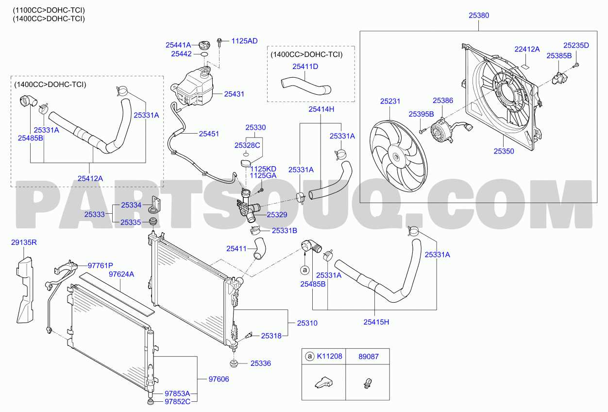 2013 kia rio parts diagram