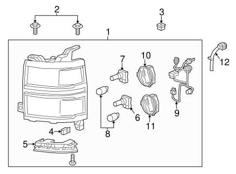 2014 chevy silverado parts diagram