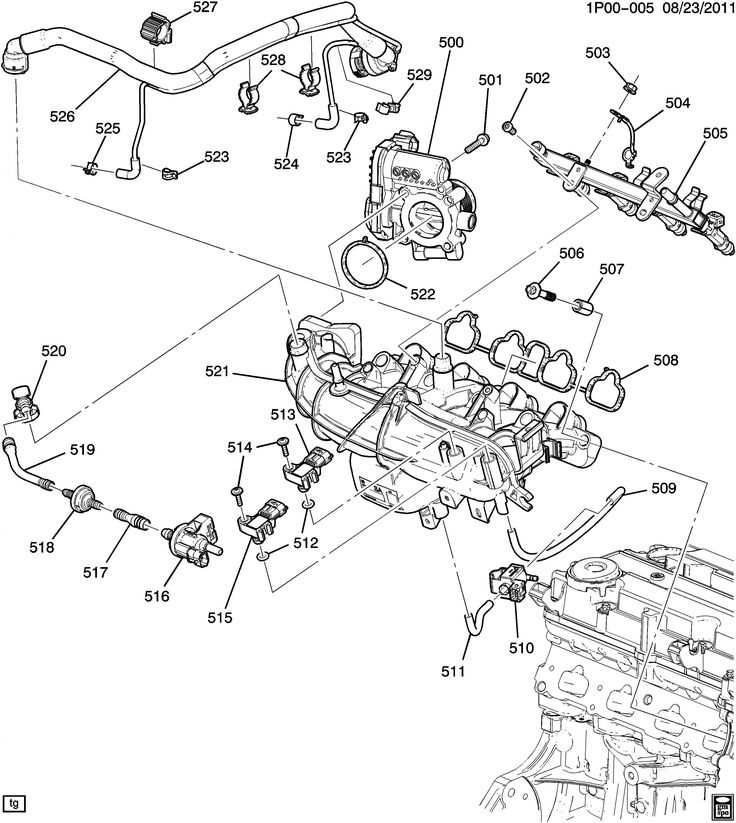 2015 chevy cruze engine parts diagram