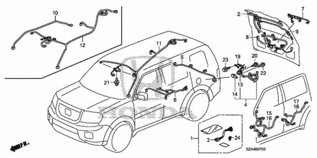 2015 honda pilot parts diagram