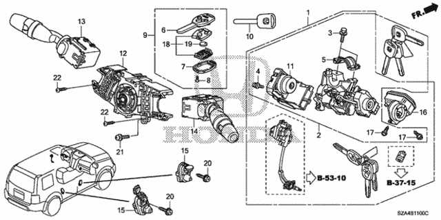 2015 honda pilot parts diagram
