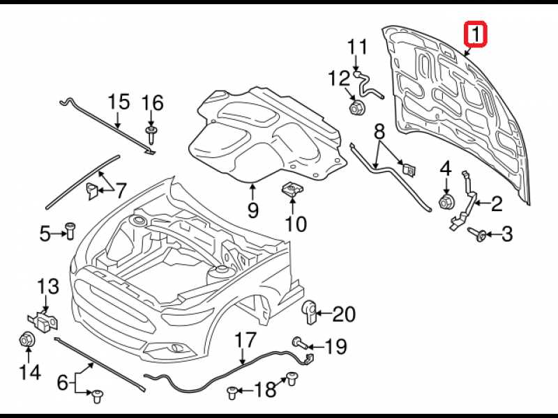 2016 ford fusion body parts diagram