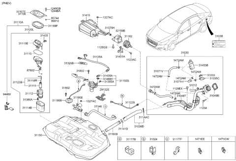 2016 hyundai sonata parts diagram
