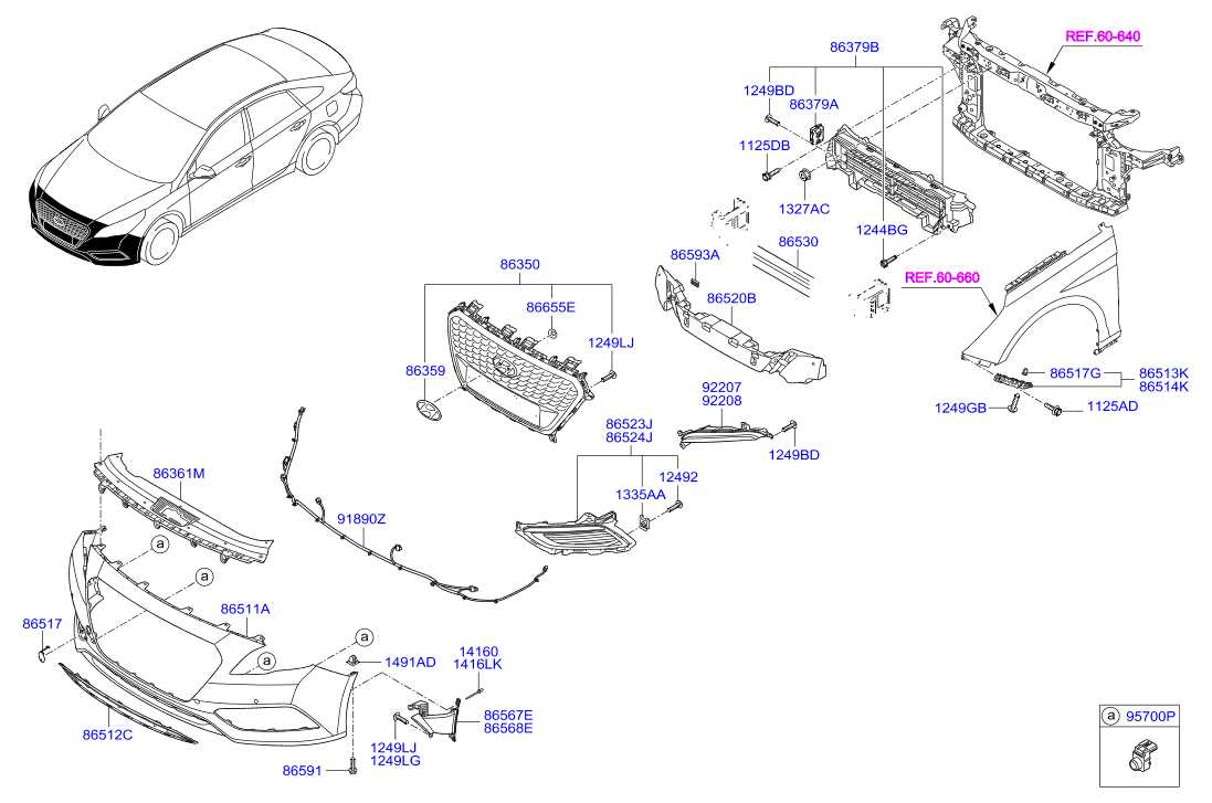 2016 hyundai sonata parts diagram