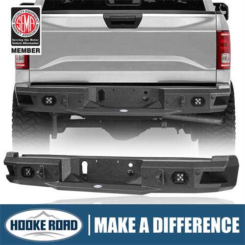 2018 ford f 150 rear bumper parts diagram