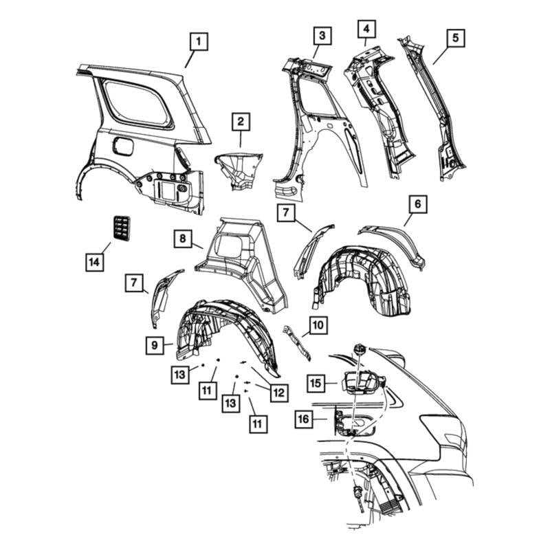 2018 dodge durango parts diagram